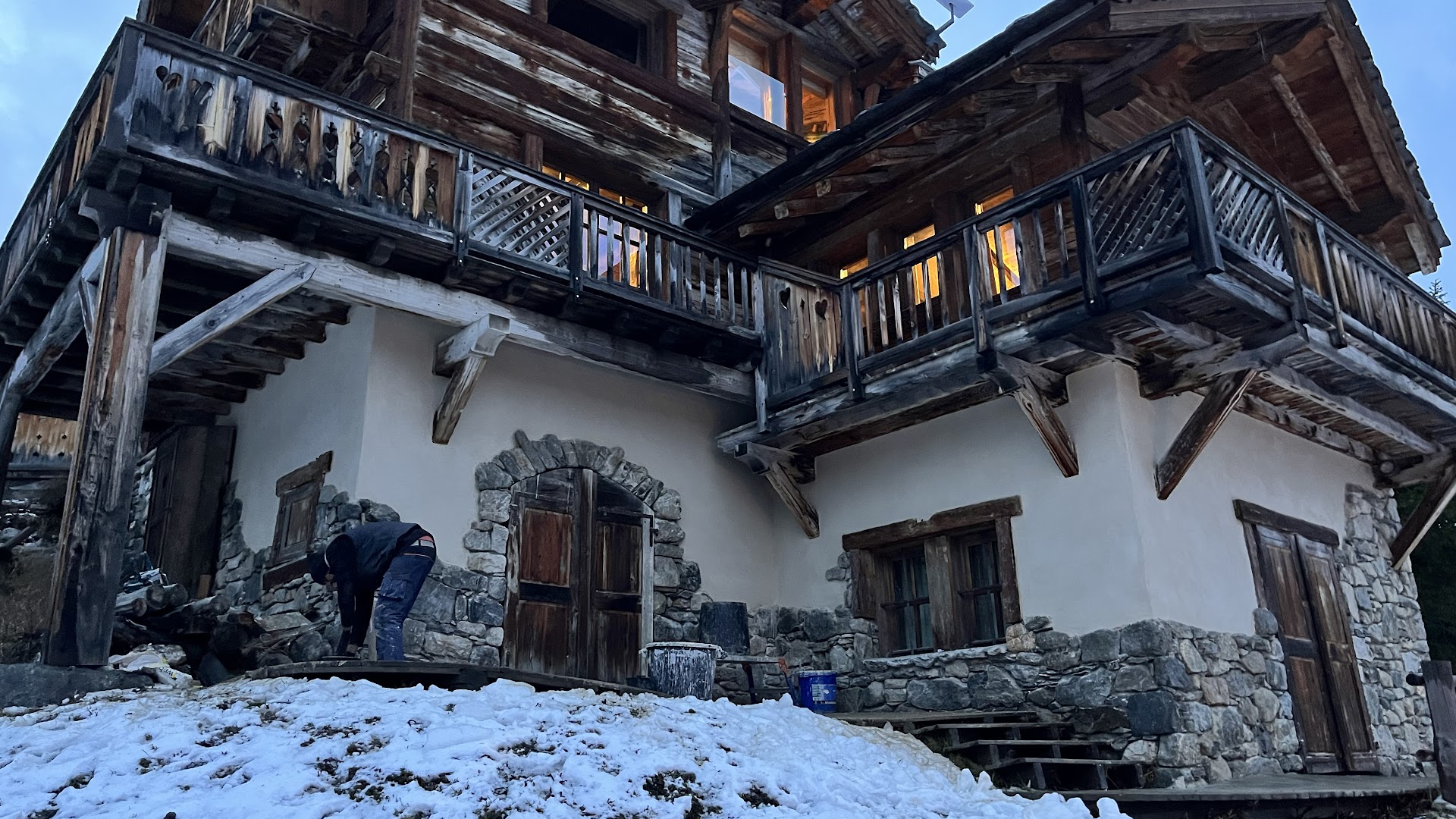 Alpine plastering — Photos 3